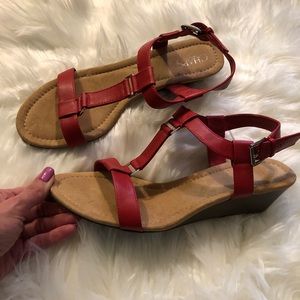 Red Sandals